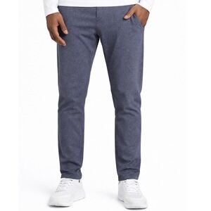 Public Rec All Day Every Day Pants Men's 34x30 Heather Blue Gray Stretch Jogger